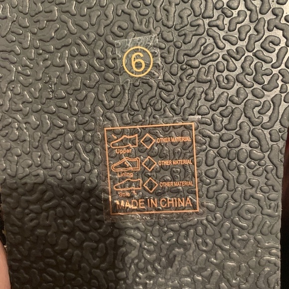 Nasty Gal Platform Buckle Sandals Blue & Black size 8 - Picture 8 of 11